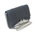Balenciaga Wallet with Chain in Black Glitter Material