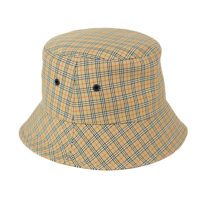 Burberry Micro Check Bucket Hat 