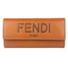 Fendi Continental Brown Leather Wallet