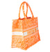 Dior Medium Book Tote in Fluorescent Orange