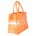 Dior Medium Book Tote in Fluorescent Orange