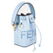 Fendi Mon Tresor Light Blue Leather Mini Bucket Bag