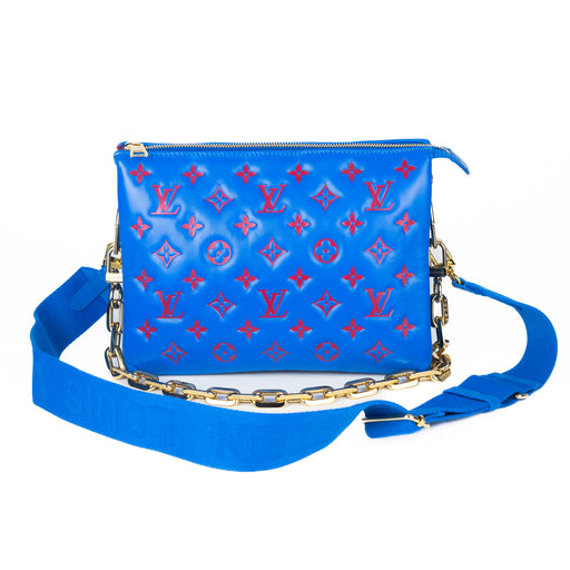 Louis Vuitton Coussin PM Blue and Red