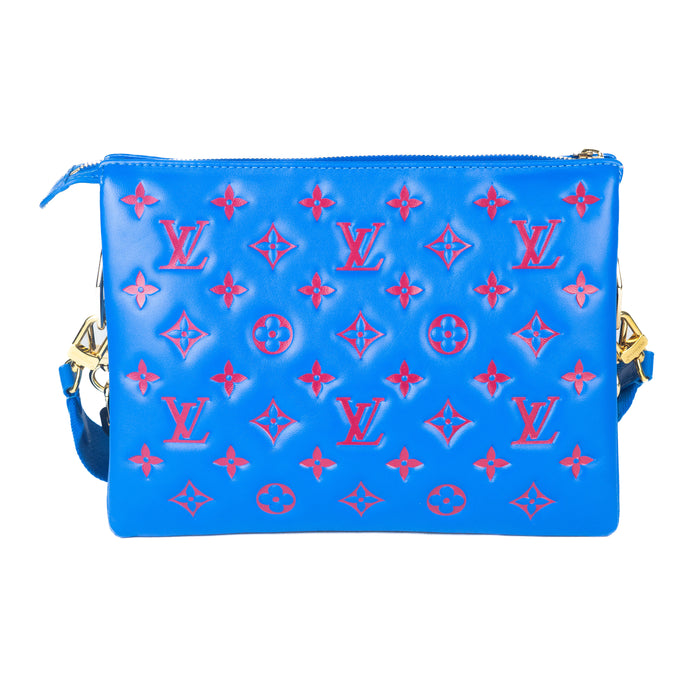 Louis Vuitton Coussin PM Blue and Red