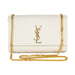 Saint Laurent Medium Kate Chain Bag in Blanc Vintage