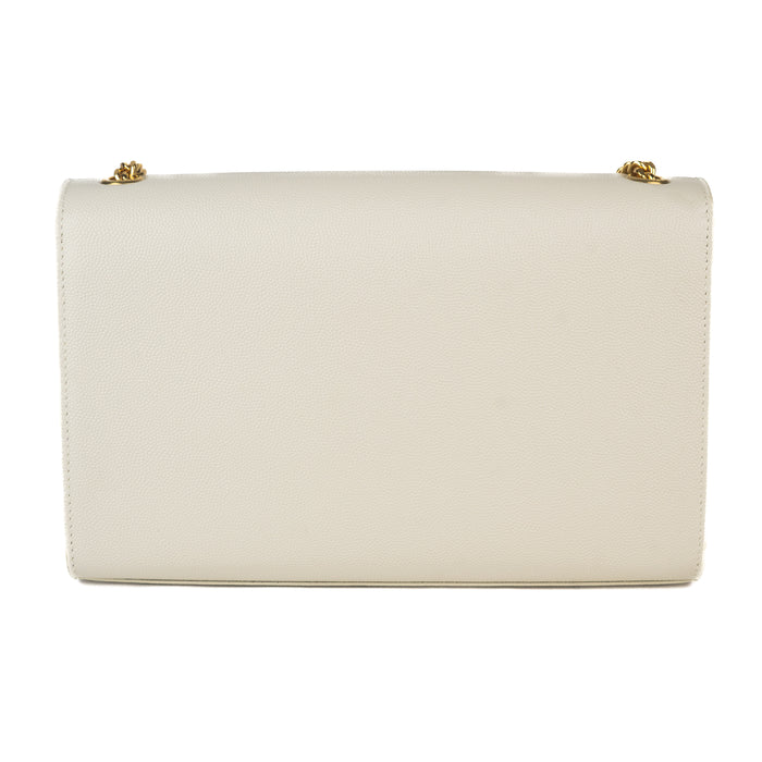 Saint Laurent Medium Kate Chain Bag in Blanc Vintage