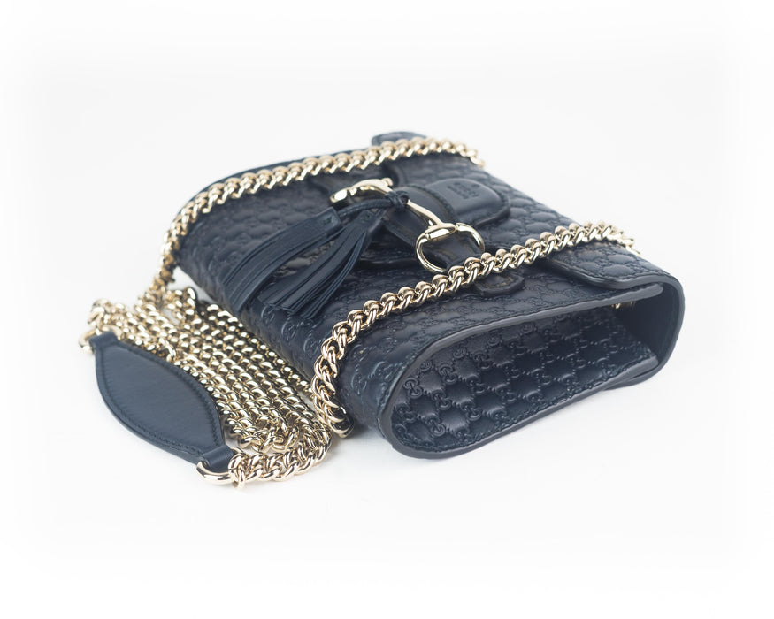 Gucci Emily Guccissima Mini Chain Bag