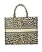 Dior Book Tote in Beige Multicolor Mizza Embroidery