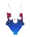 Louis Vuitton Ombre Cut One Piece Swimsuit Bleu
