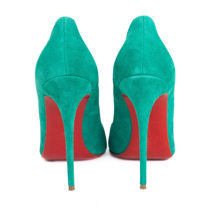 Christian Louboutin So Kate Suede 120MM in mint