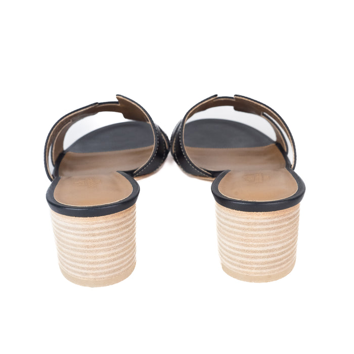 Hermes Oasis Sandal in Black