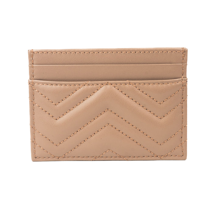 Gucci Marmont card case nude