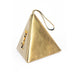 Saint Laurent Metallic Gold Pyramid Box Bag