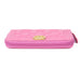 Chanel Caviar Quilted Boy Zip Wallet in Pink