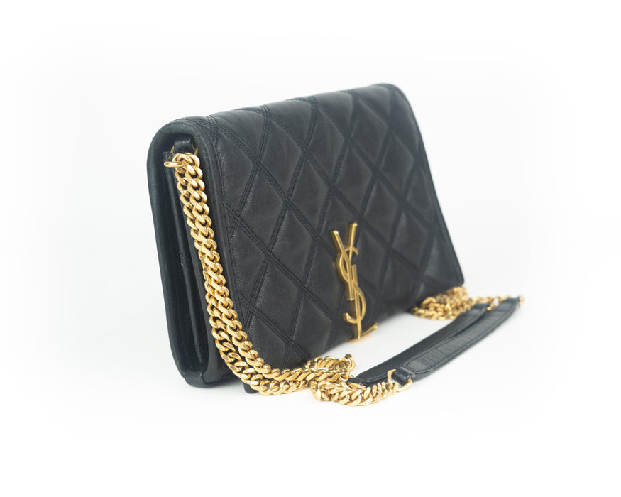  Saint Laurent Becky Chain Wallet