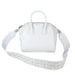 Givenchy Mini Antigona Bag in White 4G Perforated Leather