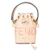 Fendi Mon Tresor Pale Pink Leather Mini Bucket Bag
