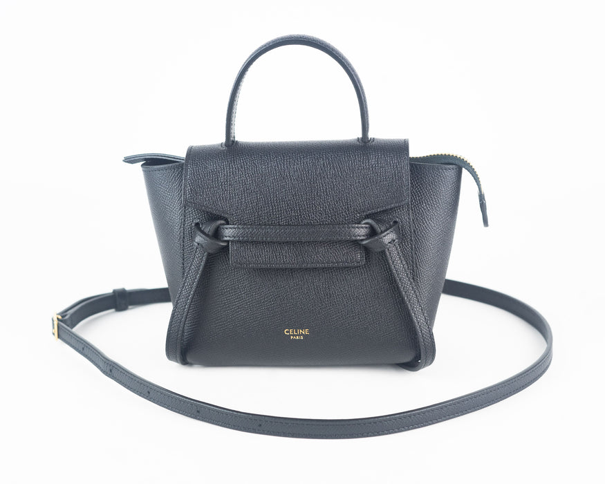 Celine Pico Belt Bag in Grained Calfskin