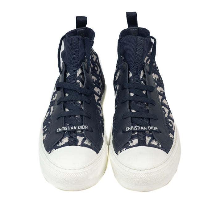 Dior Walk’N’Dior Sneaker in Deep Blue Dior Oblique Technical Mesh