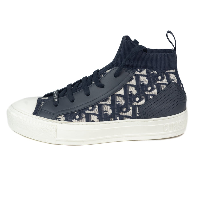 Dior Walk’N’Dior Sneaker in Deep Blue Dior Oblique Technical Mesh