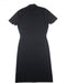 Alexander Wang Mock Neck Tee Dress in Black Bodycon Knit