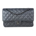 Chanel So Black Classic Medium Flap bag In Crumpled Calfskin