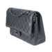 Chanel So Black Classic Medium Flap bag In Crumpled Calfskin