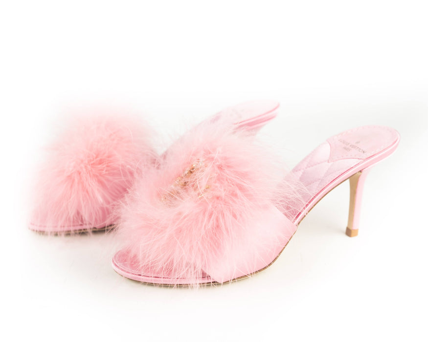 Louis Vuitton Marylin Slippers in Pink