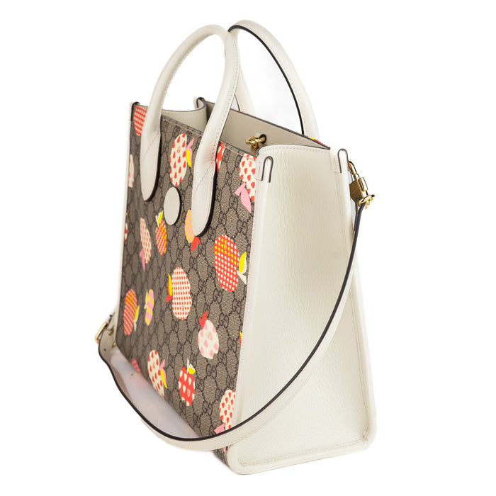 Gucci GG Monogram Les Pommes Small Tote Bag