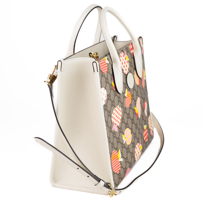 Gucci GG Monogram Les Pommes Small Tote Bag