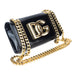 Dolce & Gabbana Polished Calfskin 3.5 Phone Bag in Black