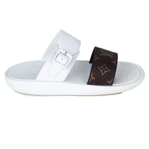 Louis Vuitton Sunbath Flat Mule in White