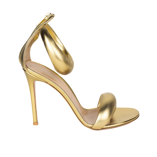 Gianvito Rossi Bijoux Gold Metal Sandals