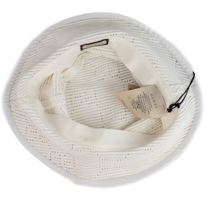 Gucci GG Knitted Bucket Hat White