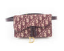 Dior Saddle Belt Bag in Oblique Bordeaux