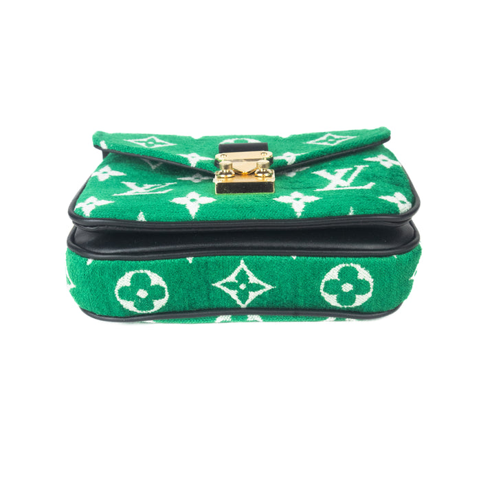 Louis Vuitton Micro Métis in Green Monogram Jacquard Velvet