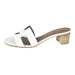 Hermes Oasis Sandal in White