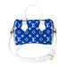 Louis Vuitton Speedy Bandouliere 20 Autres Toiles in Blue Monogram Jacquard Velvet