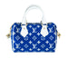 Louis Vuitton Speedy Bandouliere 20 Autres Toiles in Blue Monogram Jacquard Velvet