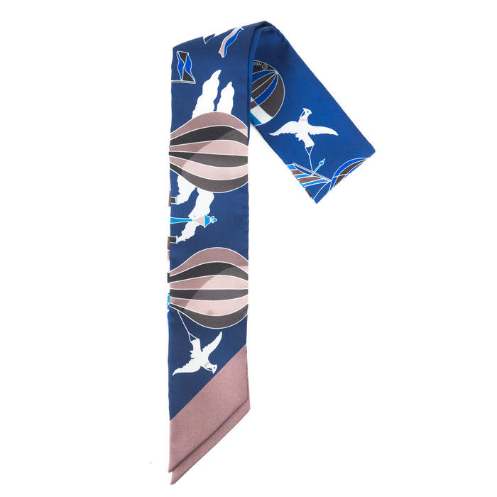 Hermes Les Folies du Ciel Twilly in Marine and Marron