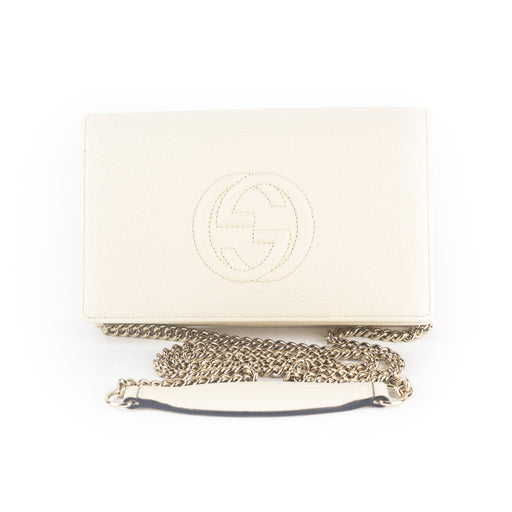 Gucci Soho Wallet On Chain off Off-White