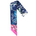 Hermes Etriers Remix Twilly in Indigo and Rose