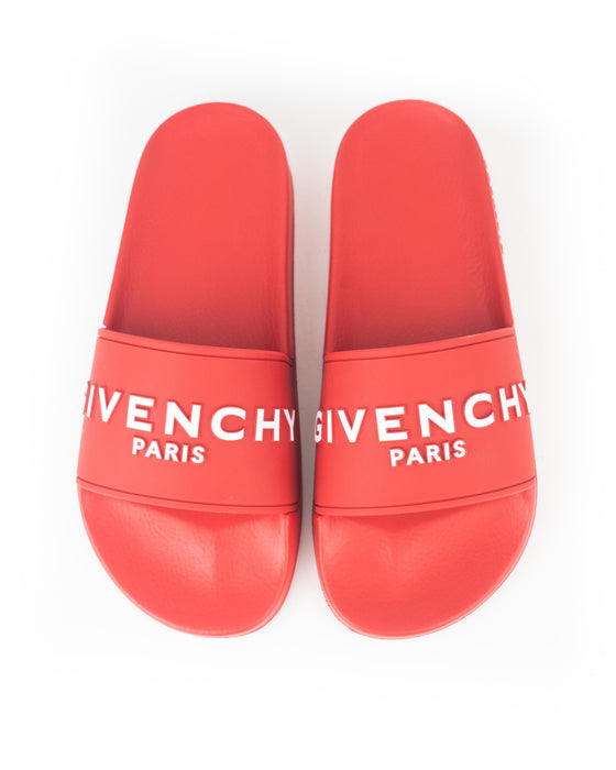 Givenchy Logo-embossed Rubber Slides