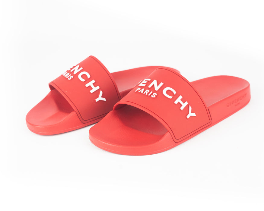 Givenchy Logo-embossed Rubber Slides