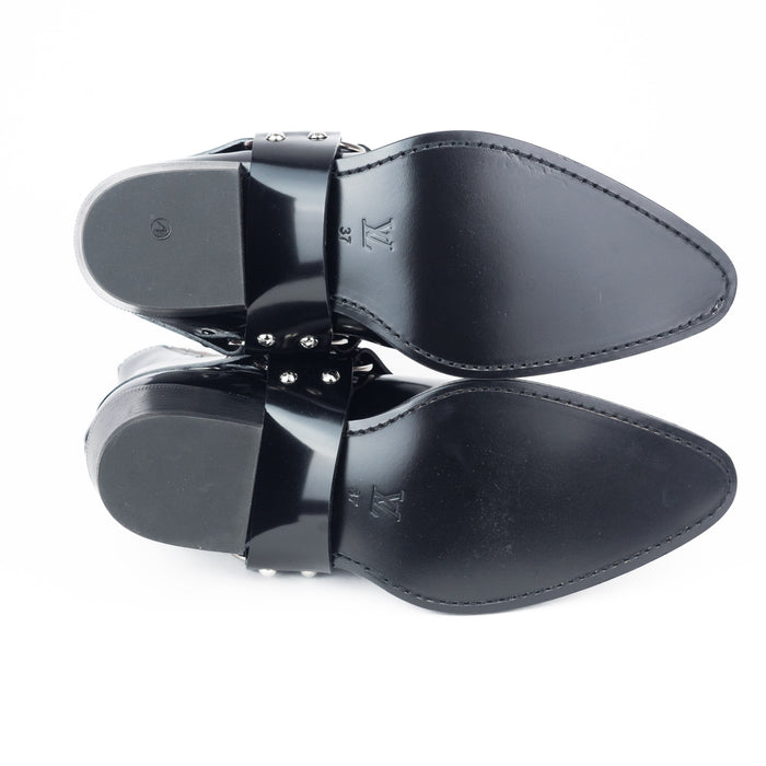 Louis Vuitton Calfskin Monogram Rhapsody Ankle Boots