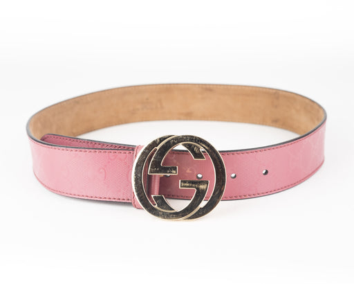 Gucci GG Canvas Interlocking G Belt