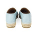 Chanel Lambksin Espadrilles in light blue and black