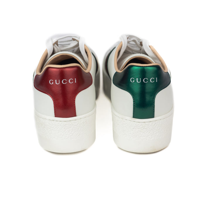 Gucci Ace Embroided Platform Sneakers 