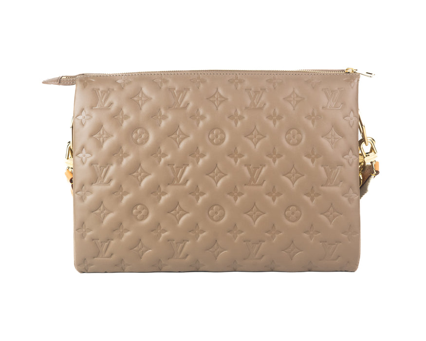 Louis Vuitton Coussin MM in Taupe