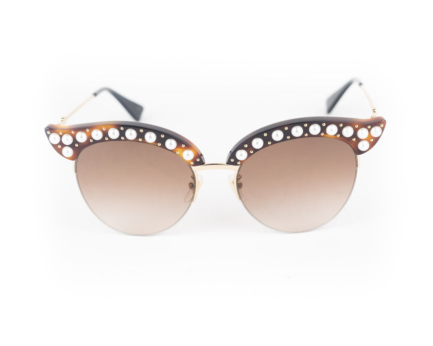 Gucci Embellished Cat Eye Sunglasses